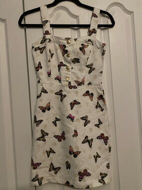 NOBO butterfly mini dress Y2K